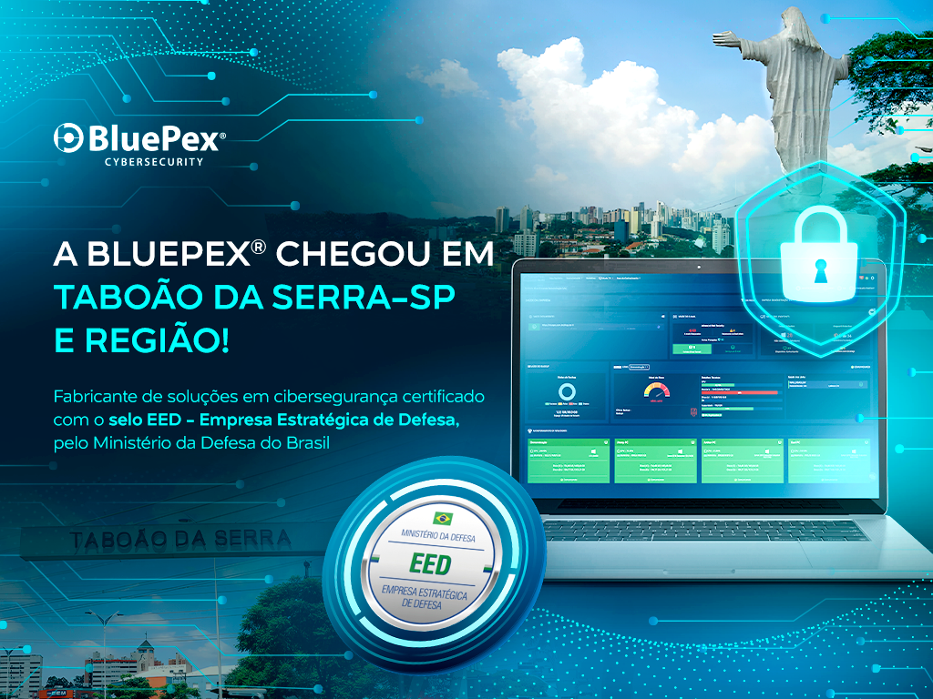 A BLUEPEX® CHEGOU EM TABOÃO DA SERRA-SP.